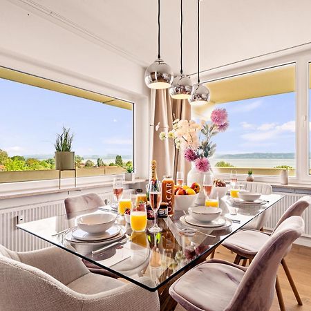 Panorama Penthouse Mit Atemberaubenden See- Und Bergblick Immenstaad am Bodensee Exteriör bild