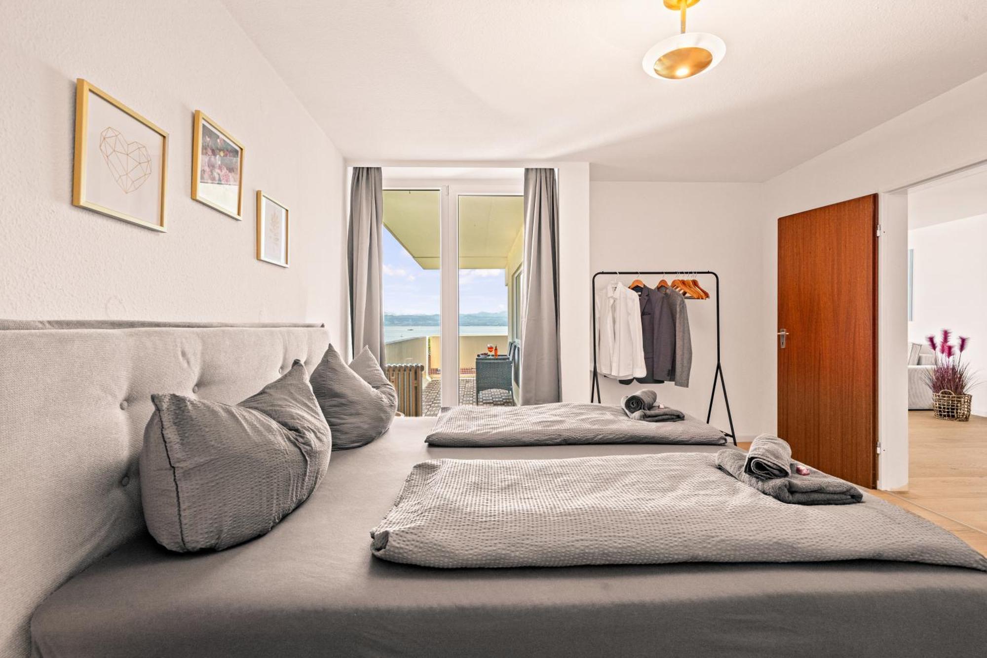 Panorama Penthouse Mit Atemberaubenden See- Und Bergblick Immenstaad am Bodensee Exteriör bild
